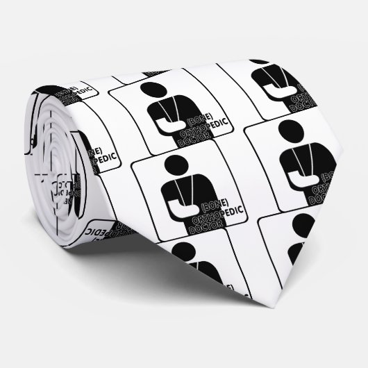 LOGO整形外科の(骨)博士 ネクタイ (ロール)