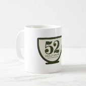 logo 52 Sazley Brand Tea & coffee house コーヒーマグカップ (正面左)