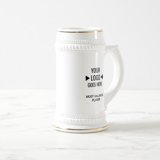 Logo Beer Stein ビールジョッキ (正面右)