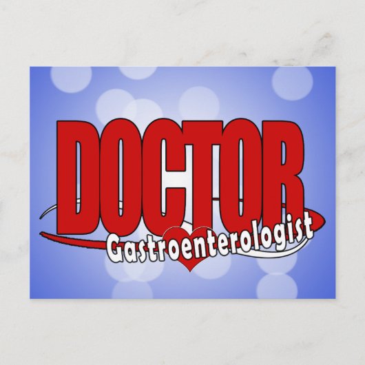 LOGO BIG RED Gastroenterologistの博士 ポストカード (正面)