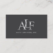 Logo Black Business Card 名刺 (正面)