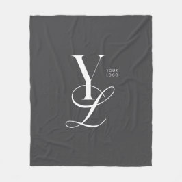 Logo Blanket Company Logo Gift Fleece Blanket フリースブランケット