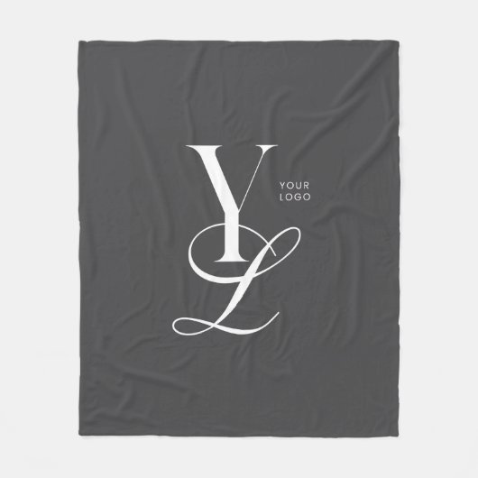 Logo Blanket Company Logo Gift Fleece Blanket フリースブランケット (正面)