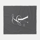 Logo Blanket Company Logo Gift Fleece Blanket フリースブランケット (正面(横))