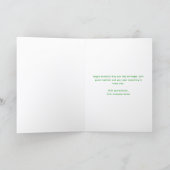 Logo Bright Green Balloons Corporate Birthday Card シーズンカード (内部)