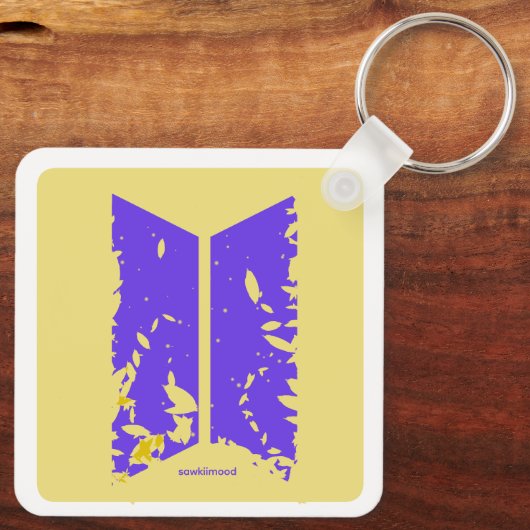 Logo BTSARMY キーホルダー (裏面)