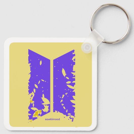 Logo BTSARMY キーホルダー (裏面)