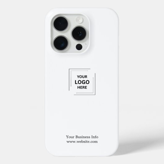 Logo Business | ミニマリストシンプルiPhoneケース Case-Mate iPhoneケース (裏面)