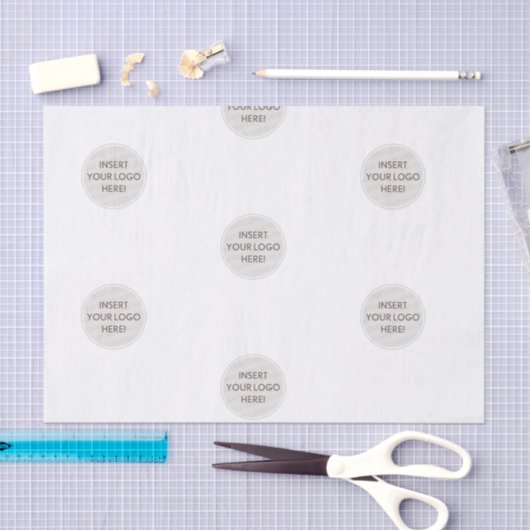 LOGO BUSINESS BRANDING modern simple extra large 薄葉紙 (クラフト)