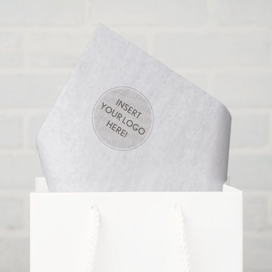 LOGO BUSINESS BRANDING modern simple extra large 薄葉紙 (ギフトバッグ)