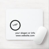 Logo | Business Corporate Company Minimalist Gel マウスパッド (マウス)