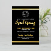 Logo Business Grand Opening 箔招待状 (立ち正面)