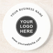 Logo | Business Name | Website | Branding コースター (正面)