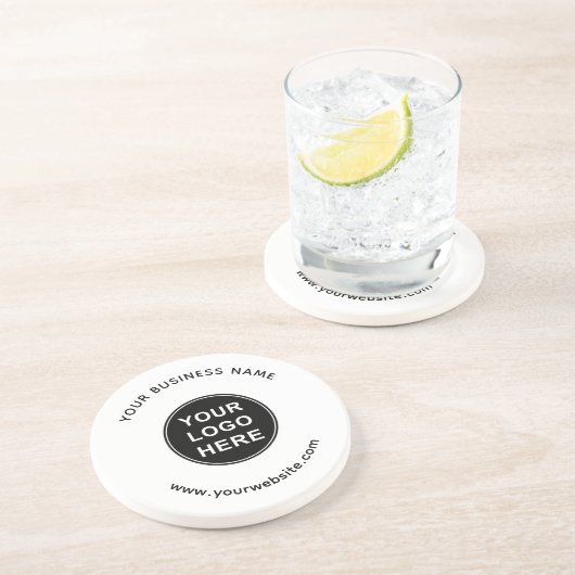 Logo | Business Name | Website | Branding コースター (側面)