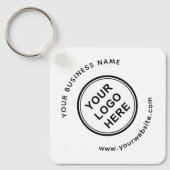 Logo | Business Name | Website | Promotional キーホルダー (正面)