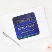 Logo Candle Artisan Soap Handmade Product Label スクエアシール (封筒)