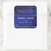 Logo Candle Artisan Soap Handmade Product Label スクエアシール (バッグ)