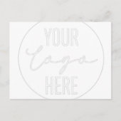 Logo Design Shirt, Your Logo, Your Text Here, Pers ポストカード (正面)