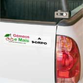 Logo do Portal, A BORDO, www.gemeosemais.com バンパーステッカー (トラック上)