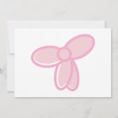 Logo Download Cute Bow | Boutique & Beauty Icon 招待状 (裏面)