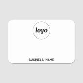 Logo Employee Staff Business Name Tag 名札 (正面)