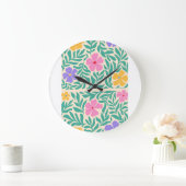 logo flawrs  clocks  ラージ壁時計 (ホーム)