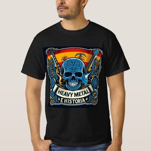 Logo Heavy metal e historia - Youtube Tシャツ (正面)