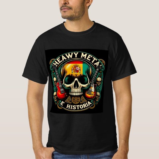 Logo Heavy metal e historia - Youtube Tシャツ (正面)