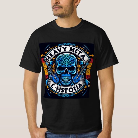 Logo Heavy metal e historia - Youtube Tシャツ (正面)