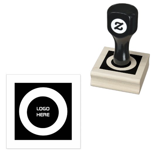LOGO HERE プリント スタンプ パッケージ用 (押印)
