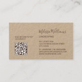  Logo Initials Kraft 名刺 (裏面)