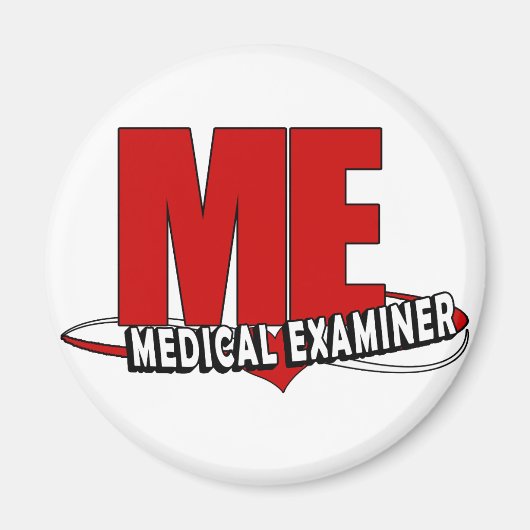 LOGO ME頭字語MEDICAL EXAMETER マグネット (正面)