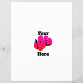 Logo Minimal Photo Business Marketing チラシ (裏面)