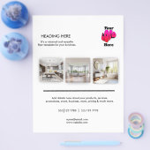 Logo Minimal Photo Business Marketing チラシ (シングル)