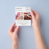 Logo Minimal Photo Business Marketing チラシ (手)