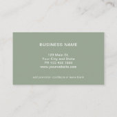 Logo Modern Professional Discount Royalty Card 名刺 (裏面)
