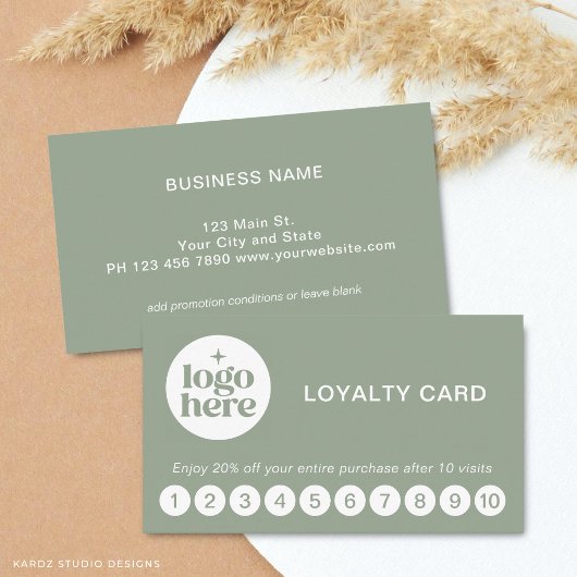 Logo Modern Professional Discount Royalty Card 名刺
