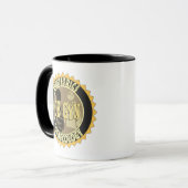 LOGO OB/GYNのバッジのメスの博士 マグカップ (正面左)