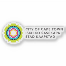 Logo of Cape Town, the Republic of South Africa シール