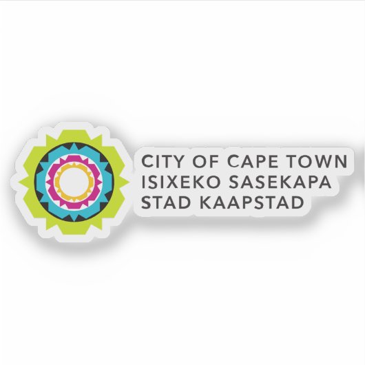 Logo of Cape Town, the Republic of South Africa シール (正面)