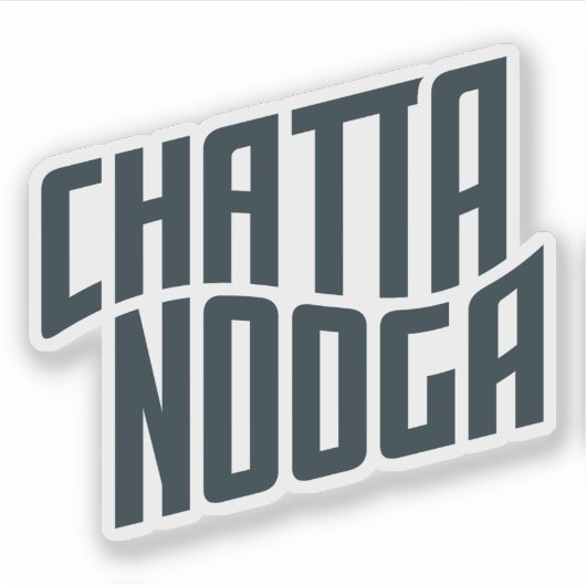 Logo of Chattanooga, Tennessee, USA シール (正面)