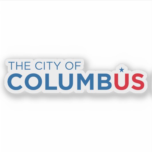 Logo of Columbus, Ohio, USA シール (正面)
