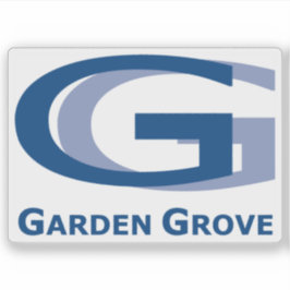 Logo of Garden Grove, California, USA シール