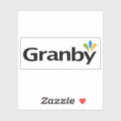 Logo of the city of Granby, Quebec, Canada シール (シート)