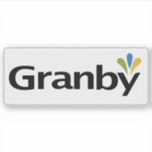 Logo of the city of Granby, Quebec, Canada シール (正面)