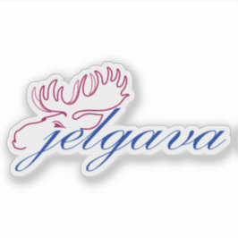 Logo of the city of Jelgava, Latvia シール