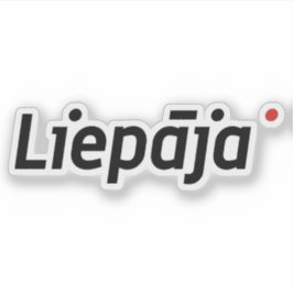 Logo of the city of Liepāja, Latvia シール