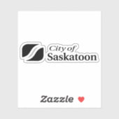 Logo of the city of Saskatoon, Saskatchewan,Canada シール (シート)