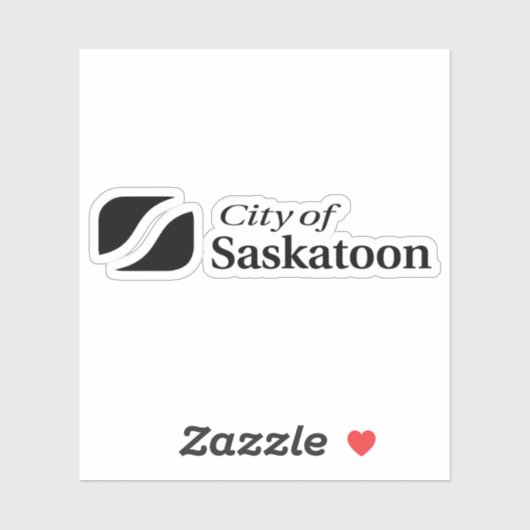 Logo of the city of Saskatoon, Saskatchewan,Canada シール (シート)
