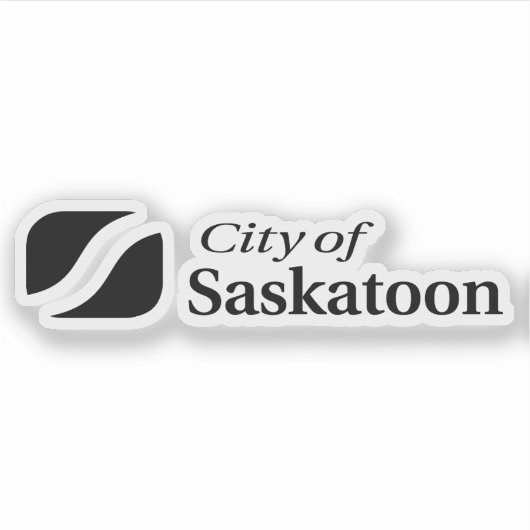 Logo of the city of Saskatoon, Saskatchewan,Canada シール (正面)